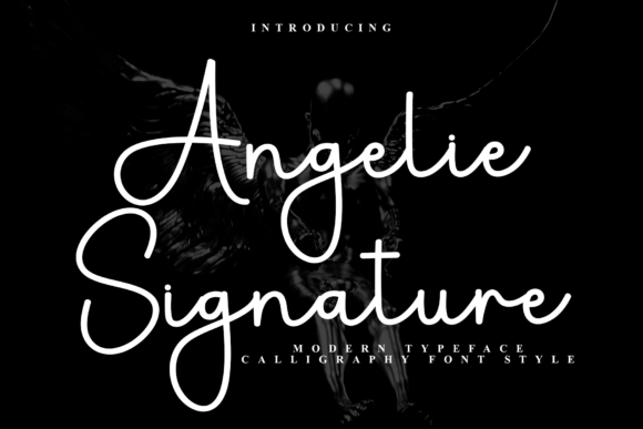 Angelie Signature Font