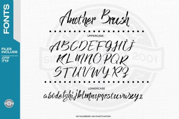 Another Brush: A Handwritten Font for Creative Projects
