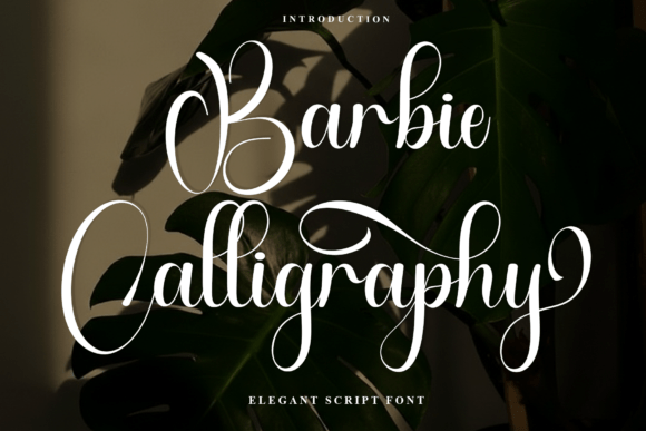 Barbie Calligraphy Font for Business Branding