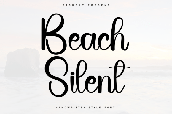 Beach Silent Font: A Sweet Handwritten Typeface for Brands