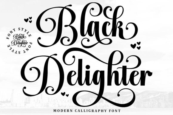 Black Delighter Font