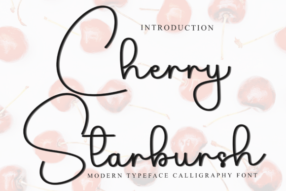 Cherry Starbursh Font for Bold Branding