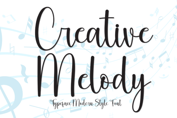 Creative Melody: A Handwritten Typeface for Small Business Branding