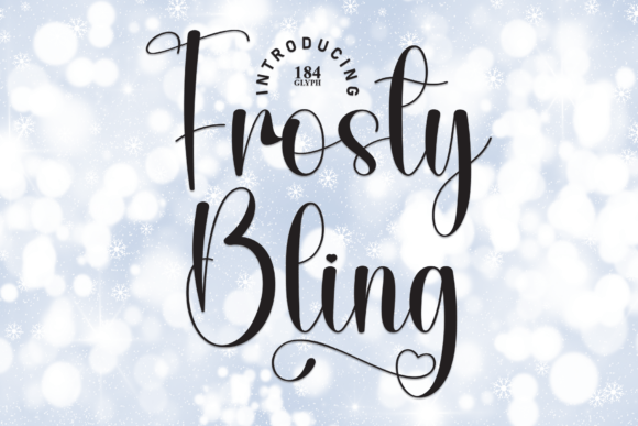 Frosty Bling Font for Stylish Design