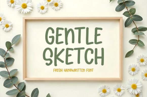 Gentle Sketch Font for Elegant Design