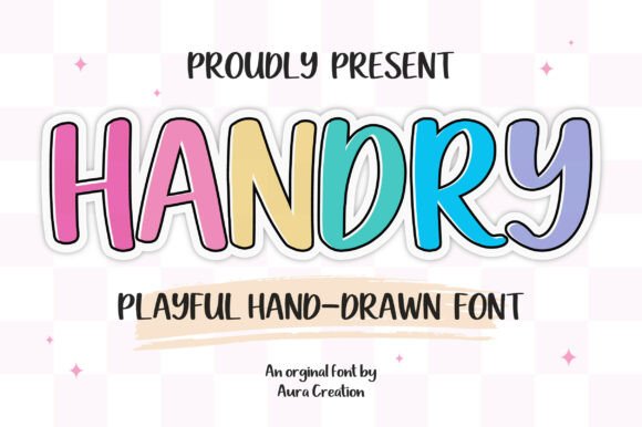 Handry: A Playful Font for Creative Projects