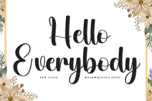 Hello Everybody Font