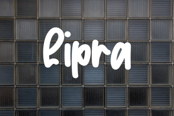 Lipra: A Modern Script Font