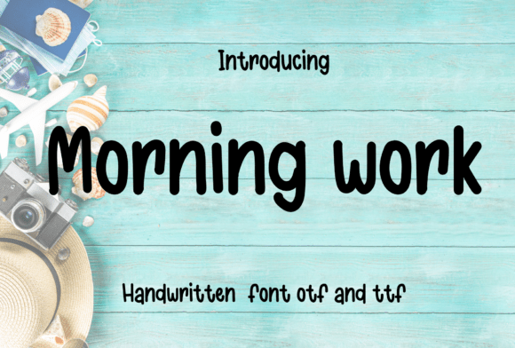 Morning Work Font for Creative Design