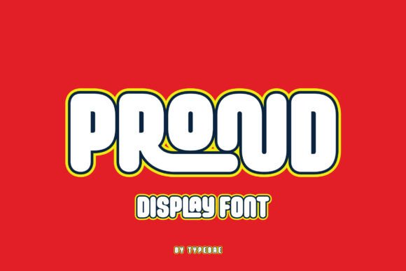 Prond Typeface: Bold Retro Energy for Branding