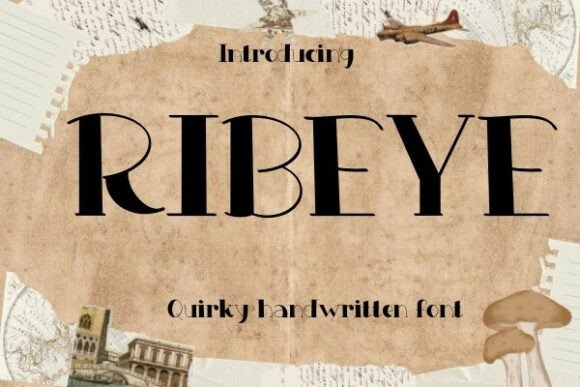Ribeye Font for Web Design