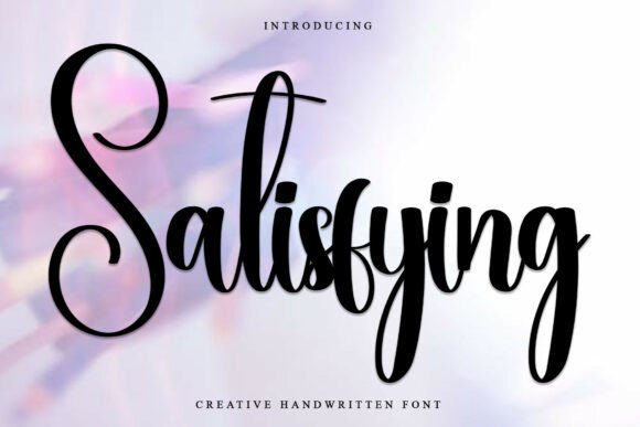 Satisfying Font for Creative Projects