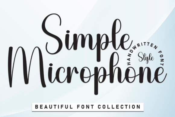 Simple Microphone: A Warm Script Font for Business Branding