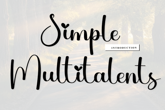 Simple Multitalents Font
