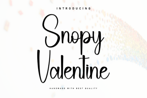 Snopy Valentine Font