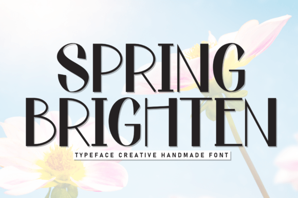 Spring Brighten: A Creative Font for Branding
