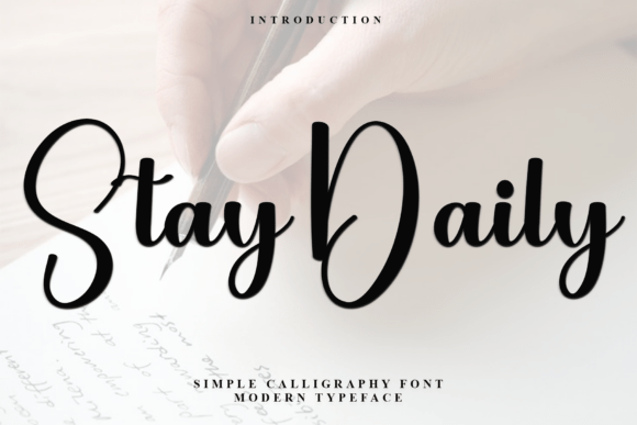 Stay Daily Font for Creative Campaigns