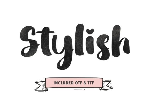 Stylish Brush Font