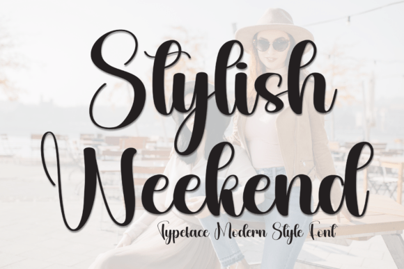Stylish Weekend Font for Creative Projects