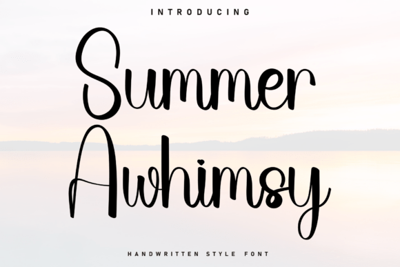 Summer Awhimsy Font: The Marker Style for Bold Campaigns
