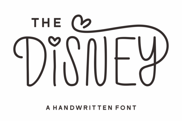 The Disney Font