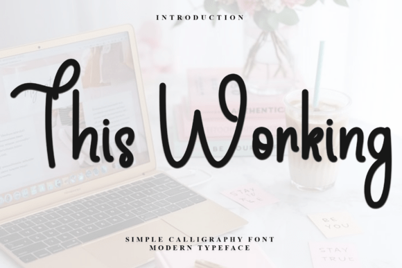 This Working Font: Elevate Your Campaign Visuals